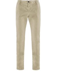 Bomboogie - Broeken ,Katoen Slim Fit Chino Broek - Lyst