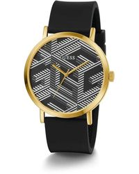 Guess - Accessoires ,Veelkleurig ,Bossed Silicone Horloge - Lyst