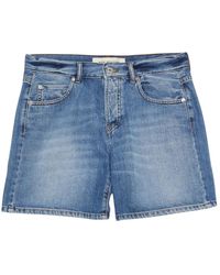 Roy Rogers - Korte Broeken ,Blauw ,Denim Denim Shorts Voor Vrouwen - Lyst