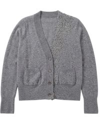 Ermanno Scervino - Truien & Vesten ,Grijs ,Cardigan - Lyst