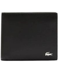 Lacoste - Fg Large Billfold & Coin - Lyst
