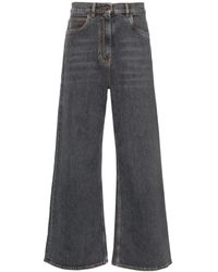 Etro - Wide Jeans - Lyst