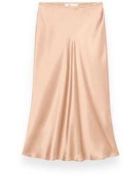 Blumarine - Satinrock im trendigen stil - Lyst