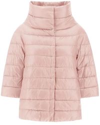 Herno - Jassen ,Roze ,Nylon Ultralight Nylon Aminta Jacket - Lyst