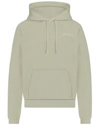 flâneur - Signature Hoodie Mit Logo - Lyst