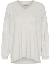 Cream - V-Neck Knitwear - Lyst