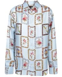 Pierre Louis Mascia - Blaues T-Shirt Für Frauen - Lyst