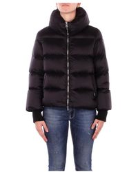 Add - Down Jacket Met Trechterhals En Rits - Lyst