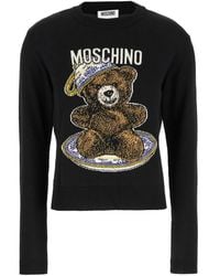 Moschino - Round-Neck Knitwear - Lyst