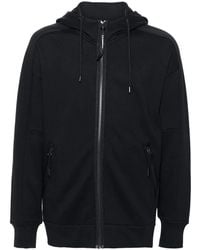 C.P. Company - Blauer Kapuzenpullover Stilvoller Komfort - Lyst