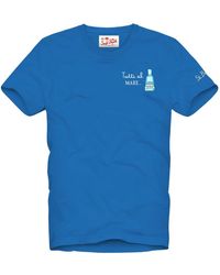 Mc2 Saint Barth - T-shirt e polo blu - Lyst