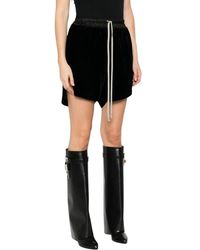 Rick Owens - Zwarte Zijden Boxershorts Met Zakken - Lyst