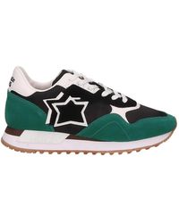 Atlantic Stars - Schoenen ,Veelkleurig ,Leer Leren En Stoffen Sneakers - Lyst
