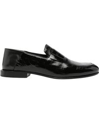 Givenchy - Schoenen ,Zwart ,Leer Label Loafer - Lyst