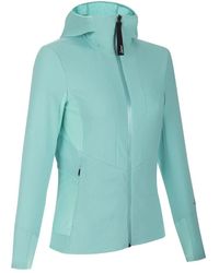 Lamunt - Jassen ,Blauw ,Leer Full Zip - Lyst