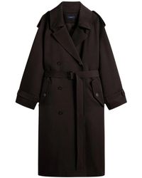 Soeur - Jassen ,Bruin ,Katoen Lazare Oversized Trenchcoat - Lyst