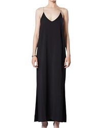 Thom Krom - Kleedjes ,Zwart ,Zwarte Jurk Met Kettingdetails - Lyst