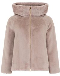 Herno - Jassen ,Polyester Hooded Jacket - Lyst