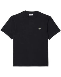 Lacoste - Klassisches t-shirt mit kurzen ärmeln - Lyst