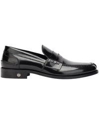 Roberto Cavalli - Metallic penny loafers mit shinny-effekt - Lyst