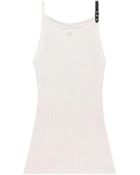 Courreges - Knitted dresses,sleeveless tops,short dresses - Lyst