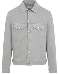 Brunello Cucinelli - Grüne jacke erhebe garderobe stil - Lyst