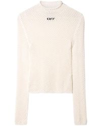 Off-White c/o Virgil Abloh - Round-Neck Knitwear - Lyst