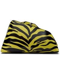 The Attico - Zebra Print Oversized Clutch Mit Magnetverschluss - Lyst