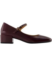 Tod's - Tods Mary Jane Leather Pumps - Lyst