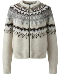 Closed - Cropped Zip Cardigan - Lyst