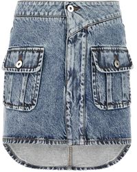 JW Anderson - Denim Skirts - Lyst