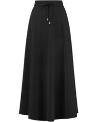 Helena Hart - Eleganter Schwarzer Maxa Rock - Lyst