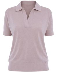 Herno - Tops ,Roze ,Polo Mc Punto Nude Logo Dorado - Lyst