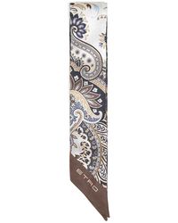 Etro - Silk Scarves - Lyst