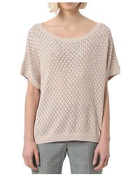 Fracomina - Round-Neck Knitwear - Lyst