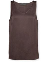 Elena Miro - Satin Top - Lyst