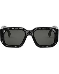 Fendi - Schwarze sonnenbrille für frauen - Lyst
