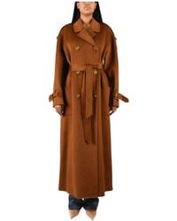 Elisabetta Franchi - Belted Coats - Lyst