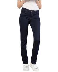 M·a·c - Donkerblauwe Dream Jeans Straight-Leg - Lyst