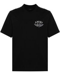 Amiri - Tops ,Zwart ,Katoen T-Shirt - Lyst