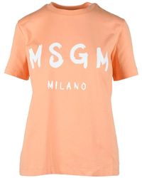 MSGM - T-Shirts - Lyst