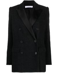 IRO - Jassen ,Zwart ,Katoen Casual Zwarte Blazer Adelaide Jacket - Lyst
