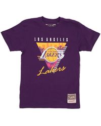 Mitchell & Ness - Nba Final Seconds Tee Lila - Lyst