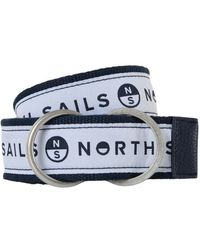 North Sails - Accessoires ,Wit ,Polyester Riem Van Gerecycled Polyester Met Logo Jacquard - Lyst