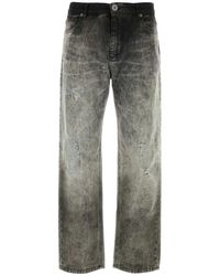 Balmain - Jeans denim grigi - stilosi e alla moda - Lyst