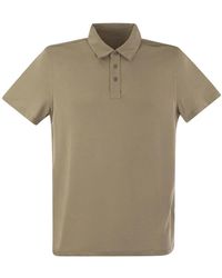 Majestic Filatures - Majestic short sleeved polo shirt in lyocell - Lyst