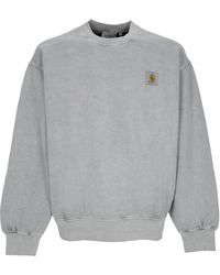 Carhartt - Spiegel garment gefärbter crewneck sweatshirt - Lyst