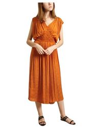Sessun Ava Dress - Oranje