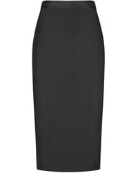 MSGM - Schwarze röcke für frauen aw24 - Lyst