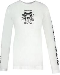 Simone Rocha - Coming Up Roses T-Shirt - Lyst
